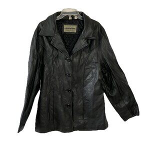 American Born Leather coat Jacket Womens Sz 3XL